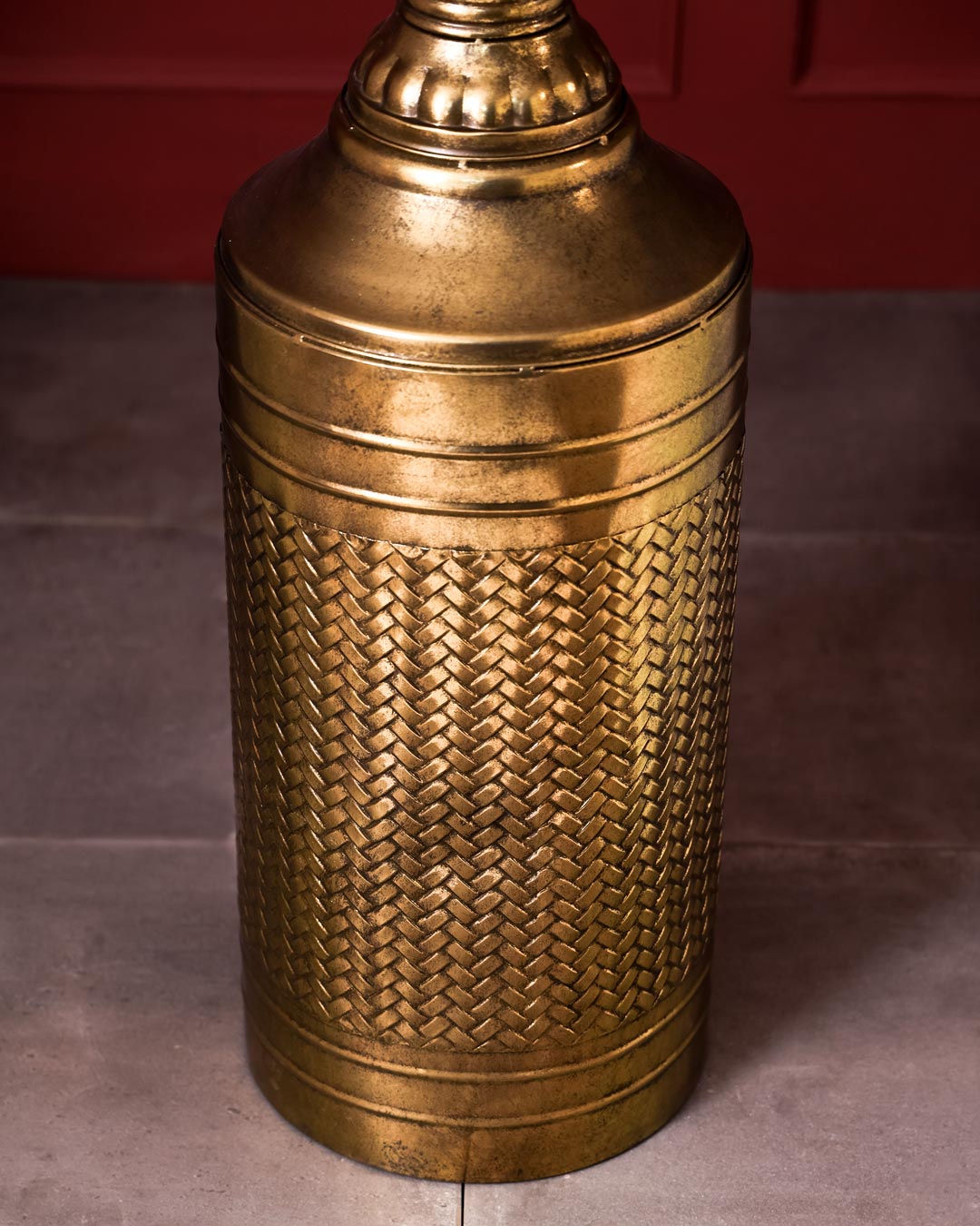 Golden Honey comb Tall Planter - 119 cm