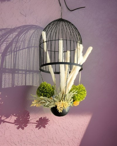 Decorative Hanging Planter - Medium