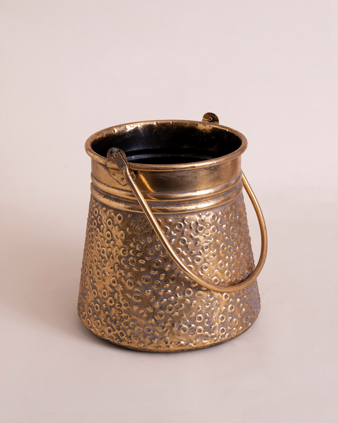 Rustic Hanging Bucket Planter - Medium