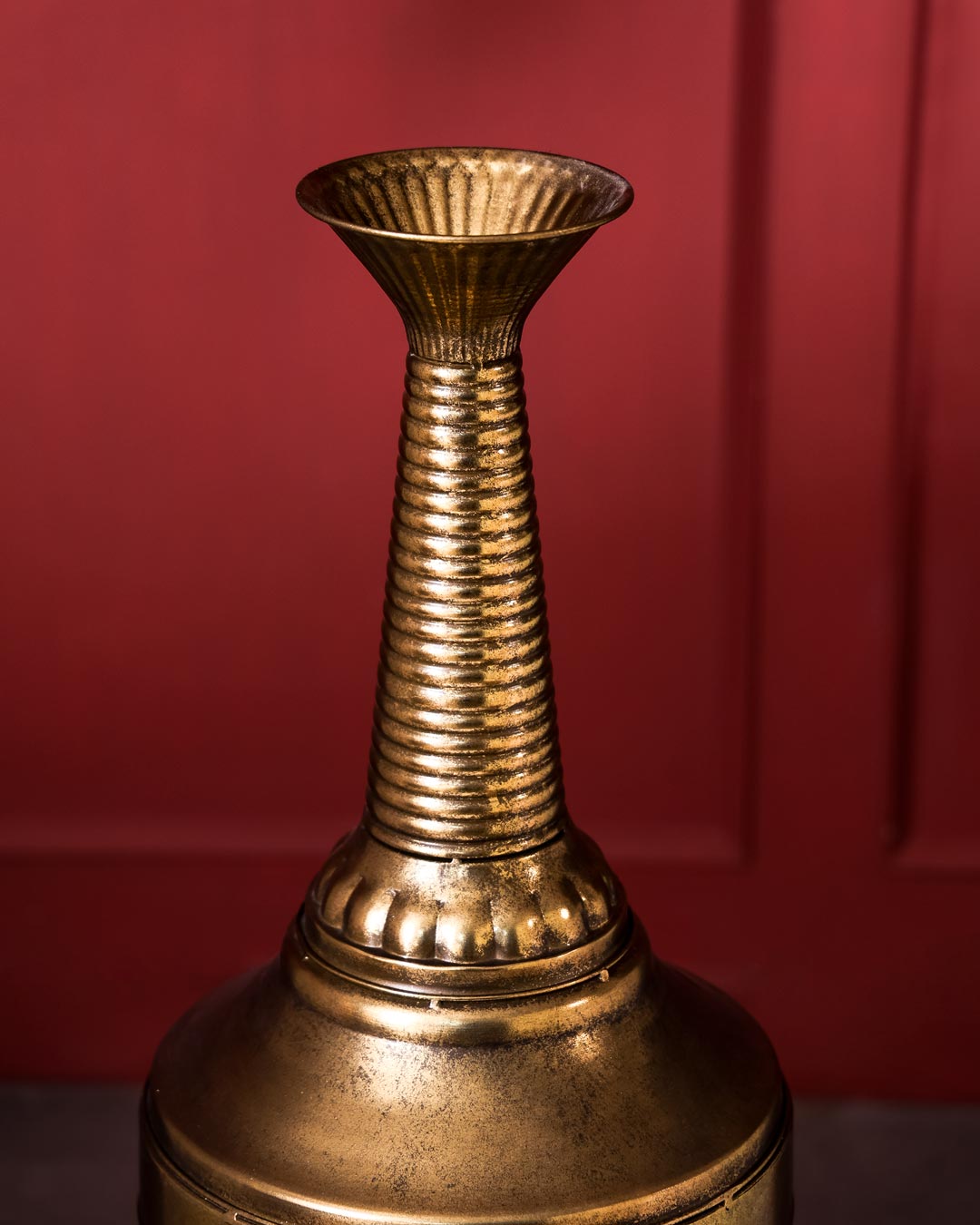 Golden Honey comb Tall Planter - 119 cm