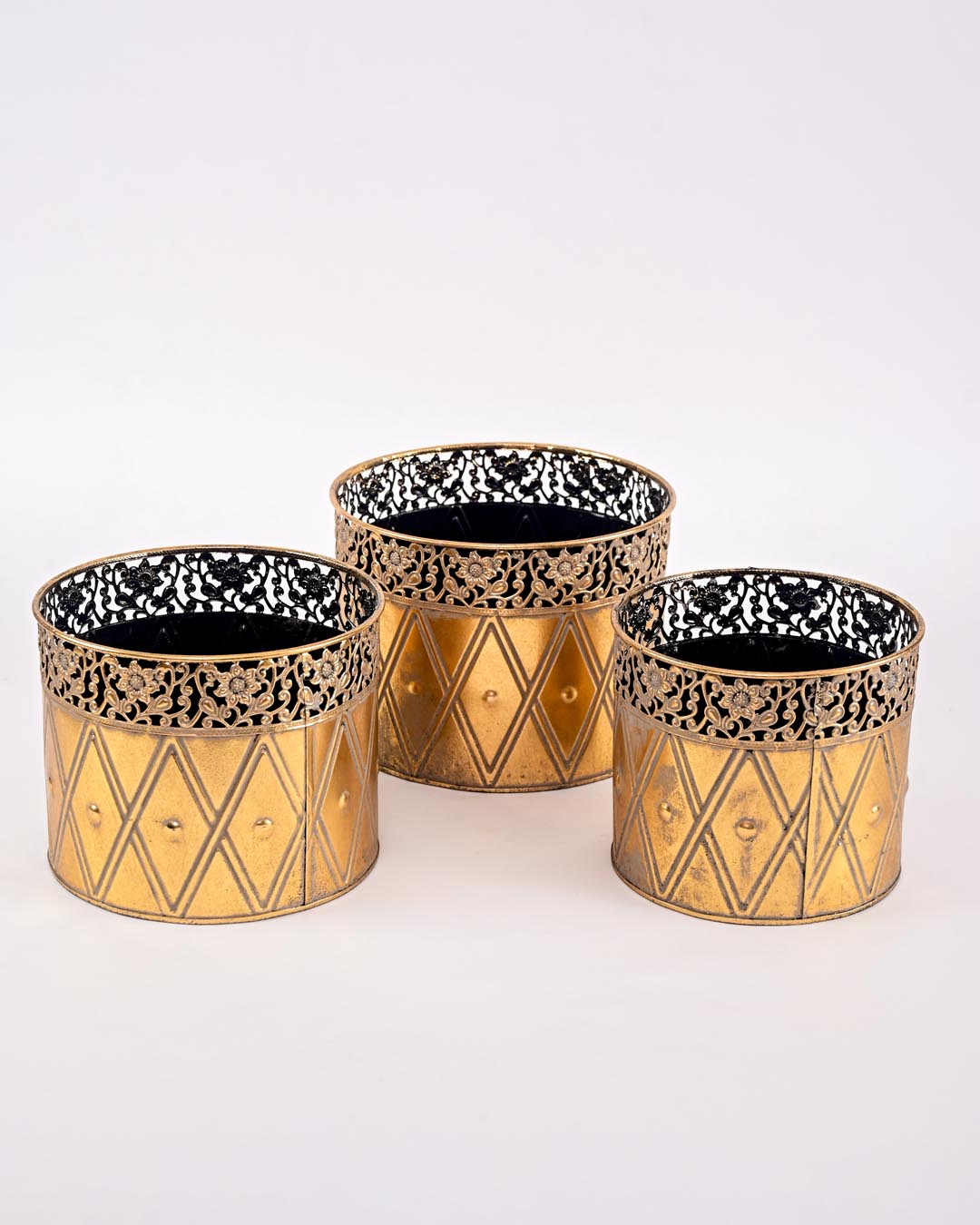 Diamond Planter - Set Of 3