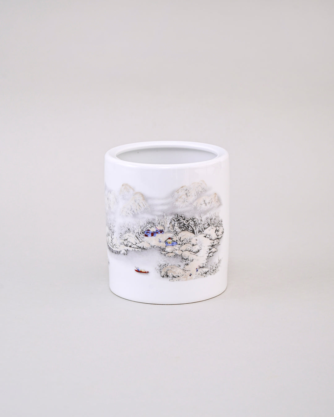 Winter  Ceramic Planter