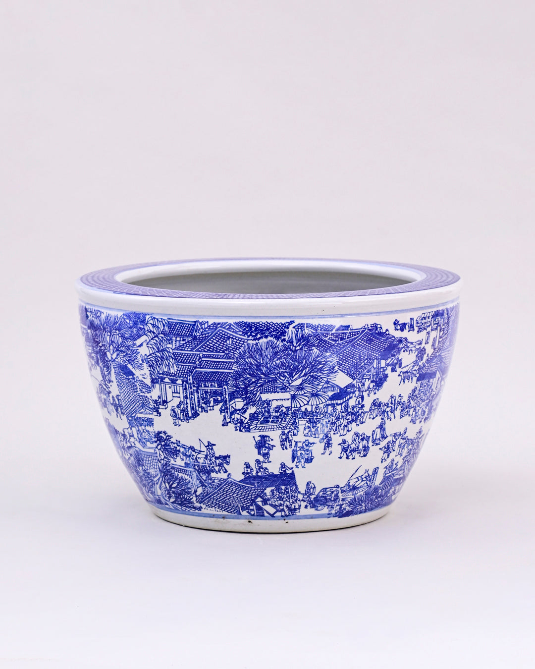 Blue & White Planter
