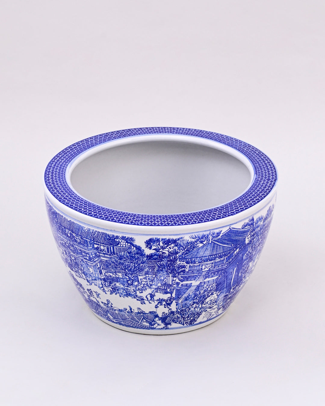 Blue & White Planter