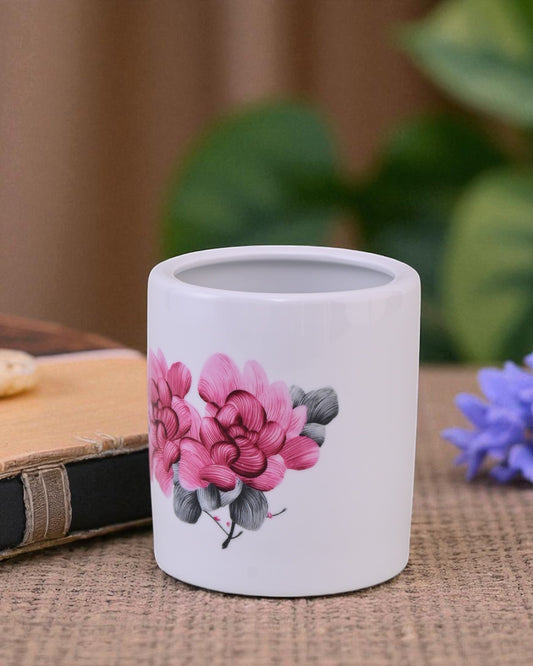 Elegance Blossom Ceramic Planter